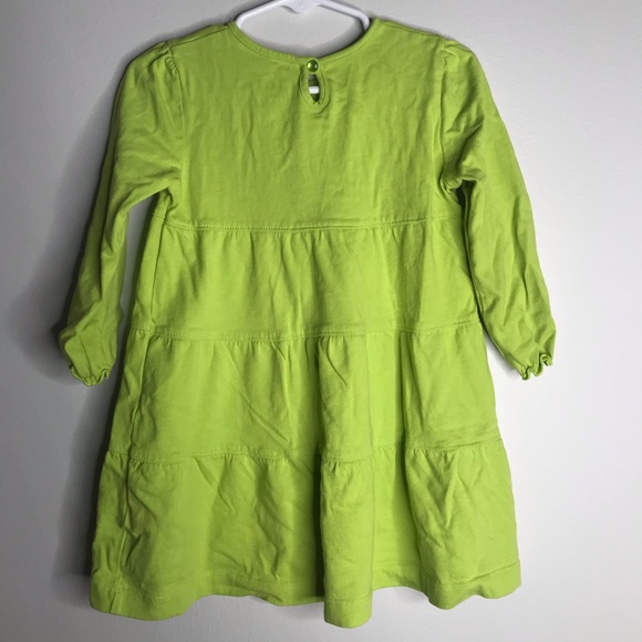 5/$25! J Khaki green birthday dress size 2T - Picture 3 of 4